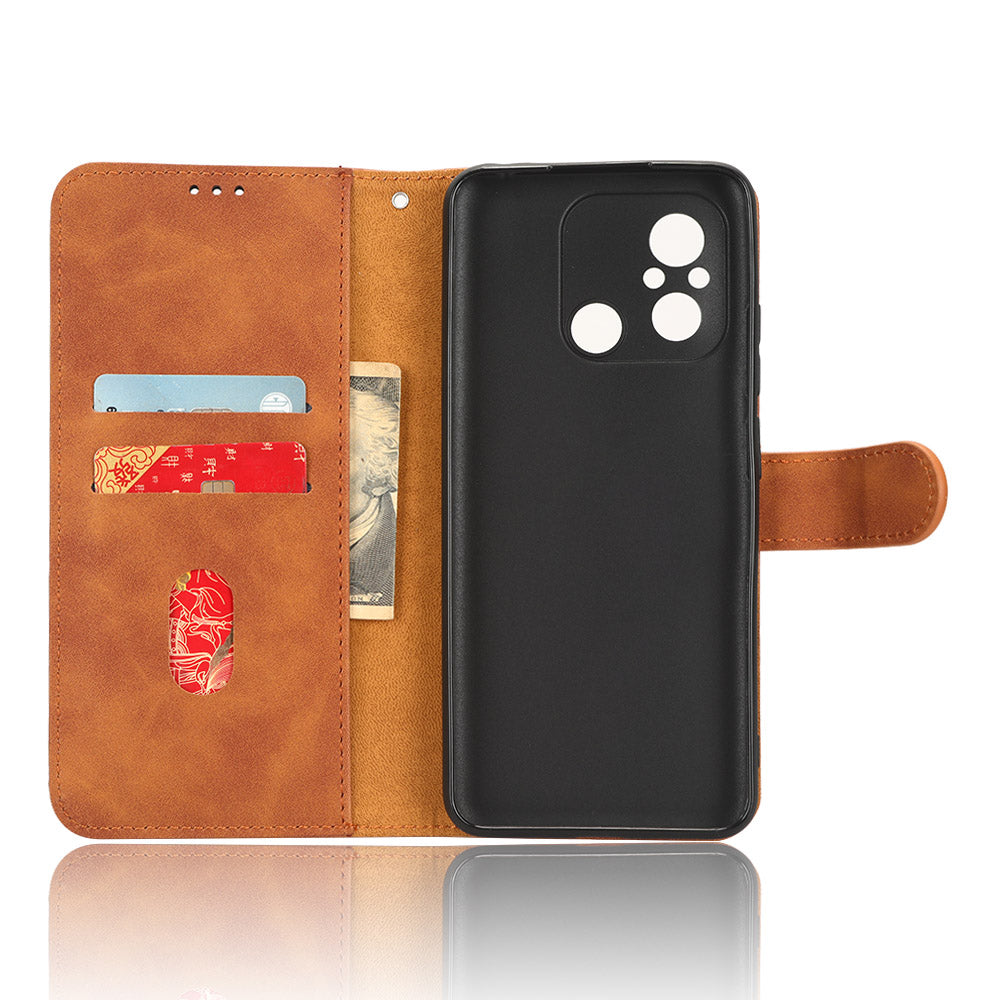 For Xiaomi Redmi 12C 4G 11A 4G PU Phone Leather Case Wallet Stand Skin-touch Cell Phone Cover For Xiaomi Redmi 12C 4G 11A 4G PU Phone Leather Case Wallet Stand Skin-touch Cell Phone Cover